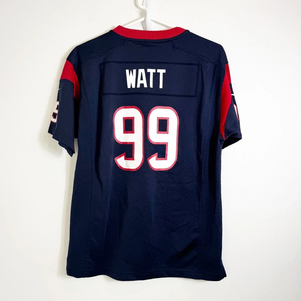 Nike Football Jersey Kids XL Blue JJ Watt 99 Houston Texans On Field